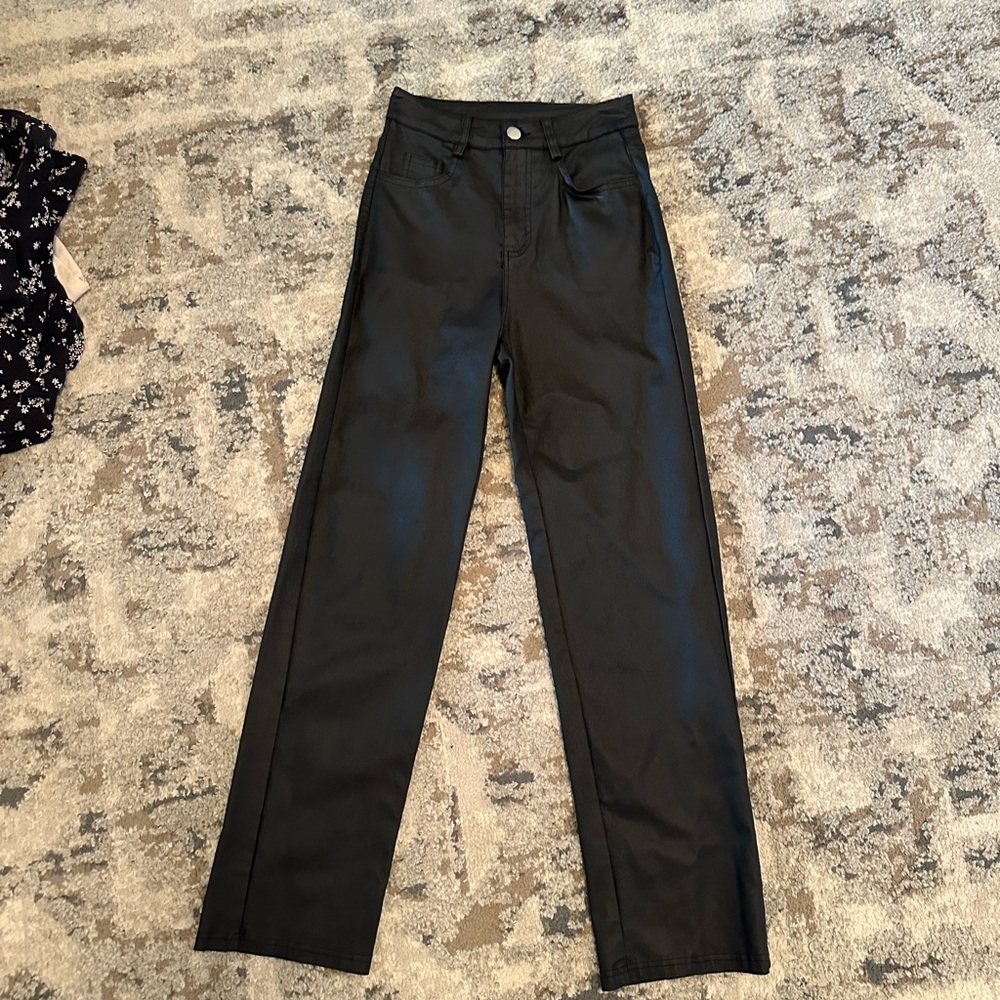 Stretchy Amazon Leather Pants